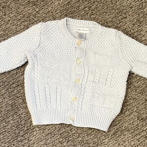 NWOT Ralph Lauren Baby Blue Cardigan 3-6 months